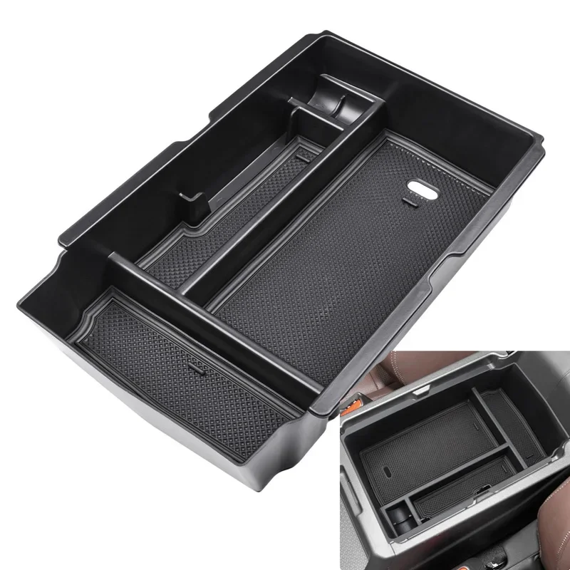 Car Interior Center Console Organizer Armrest Storage Box For Honda CR-V 2023-2025 EX/EX-L/LX/Hybrid Sport/Hybrid Sport Touring