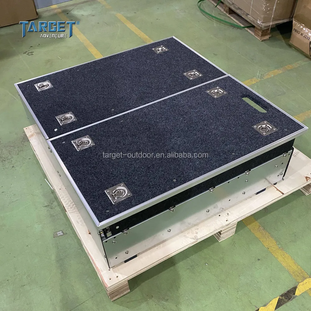 Fabriek OEM schuifbaar zwart opbergladesysteem voor pick-up SUV vrachtwagen bed opslagsysteemdoos