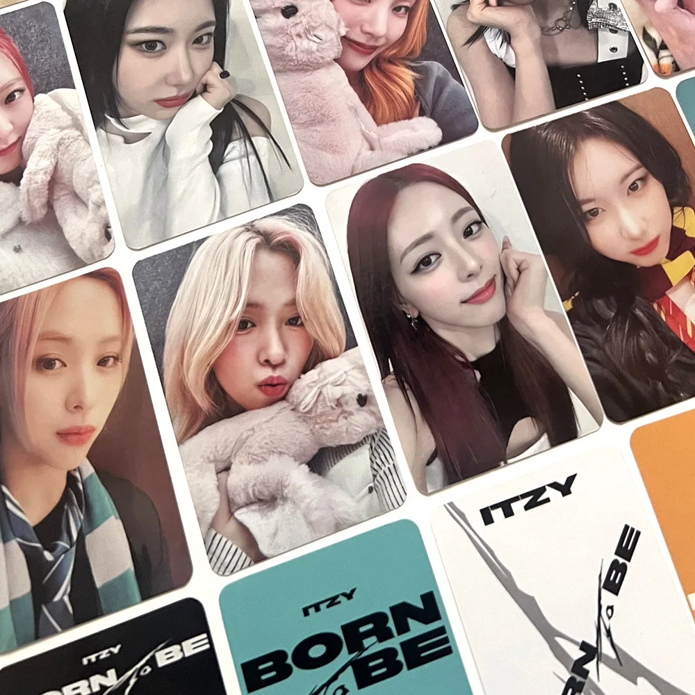 Kpop ITZY Album BORN TO BE Photocard 5 pz/set Double Sides stampa stile coreano Special LOMO Card Yuna Ryujin Fans Collection