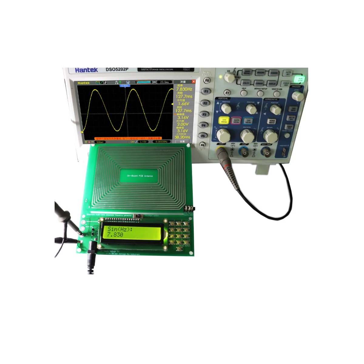 

DC 5V adjustable 0.1Hz-30KHz 7.83HZ Schumann resonance ultra-low frequency pulse wave generator audio resonance sine wave