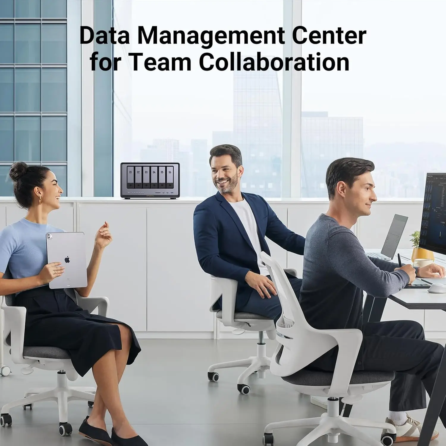 TLF UGREEN NASync DXP6800 Pro 6 Bay Desktop NAS  i5 1235u 10 Core CPU 8GB DDR5 RAM Network Attached Storage (Diskless)