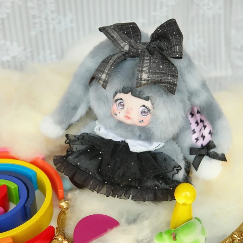 [Voorraad] Nommi Weersverwachting Serie Blind Box Nommi Bunny Vinyl Gezicht Mystery Box Hanger Sleutelhanger Verrassing Tas Decor Cadeau Speelgoed