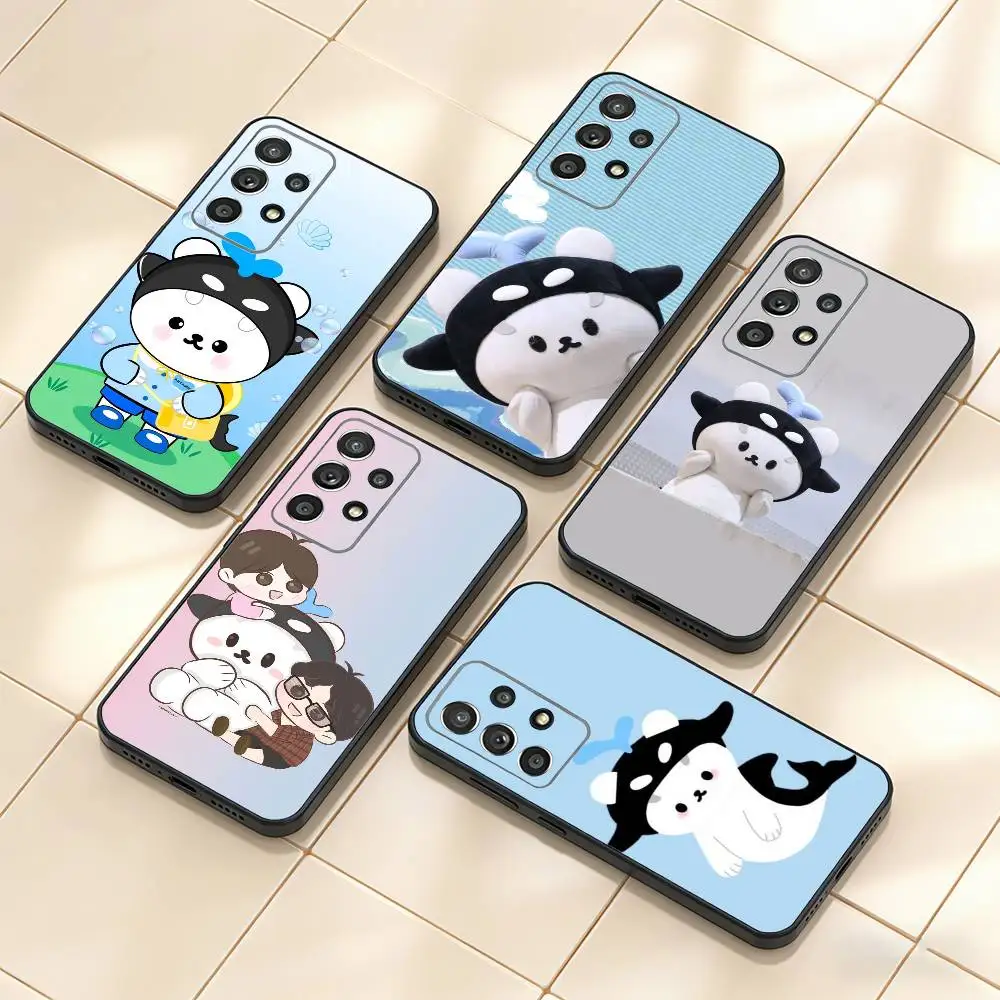 Cute Cartoon Mascot GMMTV   Phone Case For Samsung S25,S24,S21,S22,S23,S30,Ultra,S20,Plus,Fe,Note,10,9,5G Black Cover
