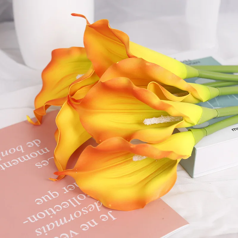 

Wholesale Simulation Of Horseshoe Lotus High-End Multi-Color PU Flower Ornaments Living Room Decoration Dining Table Fake Flower