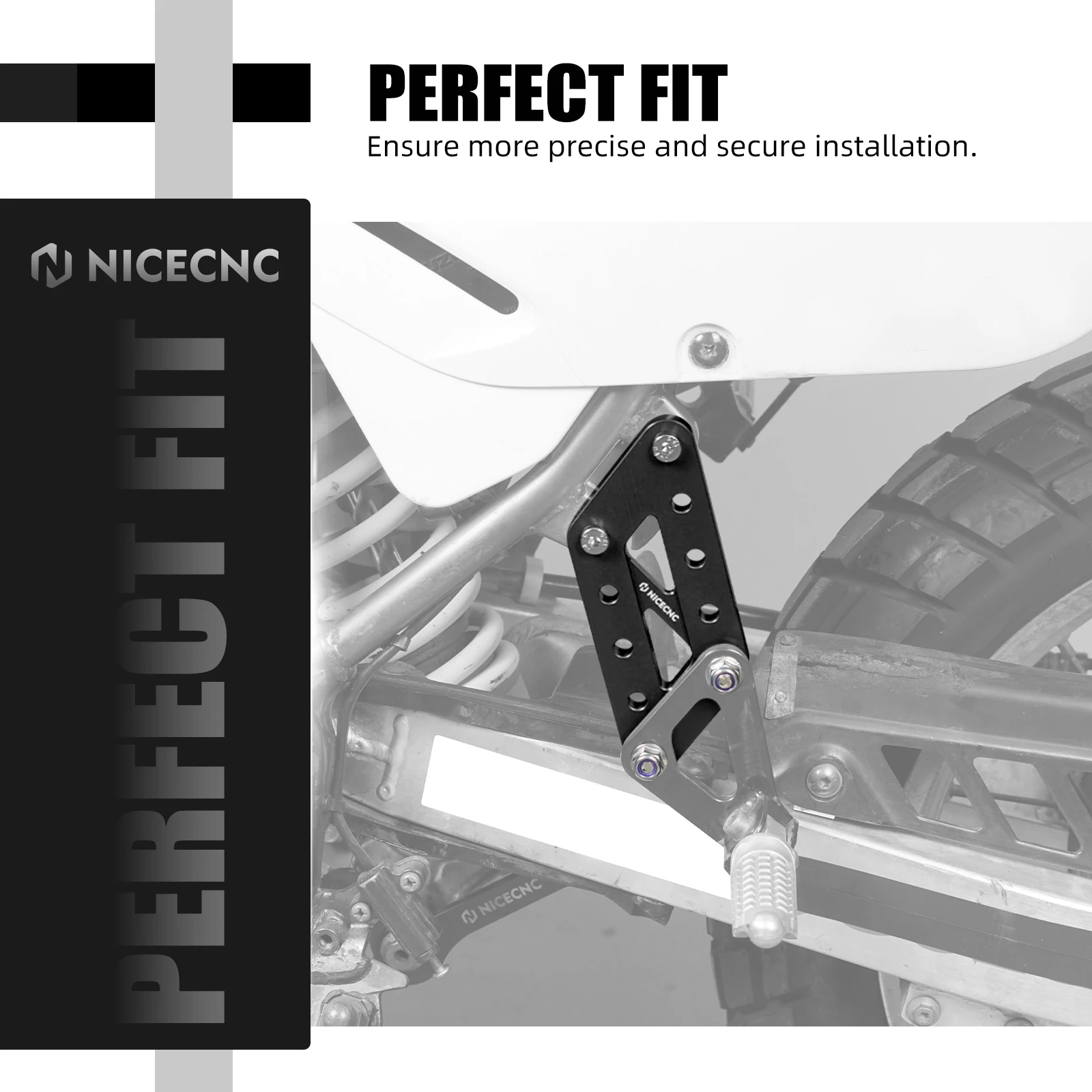 For 1996-2024 Suzuki DR 650 S DR 650 SE Passenger Foot Peg Relocation Brackets DR650S /SE DR 650 S DR 650 SE DR650 S DR650 SE