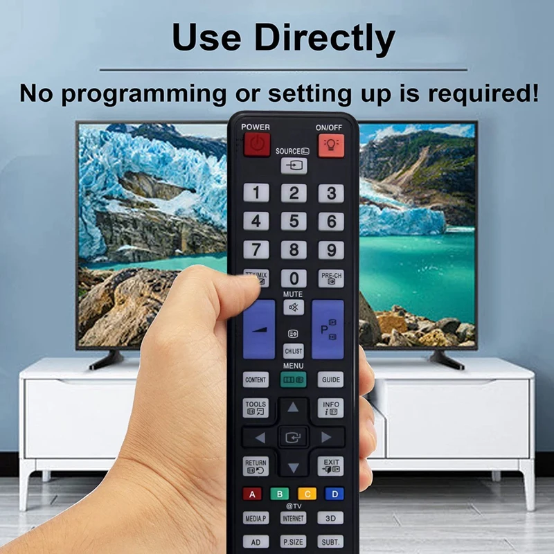 BN59-01040A Replace Remote For Samsung TV PS58C7000 PS63C7000 PS63C7000YK PS63C7780 PS50C7000 LA55C750R2M LA55C750 Easy Install