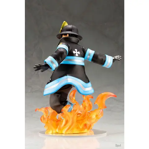 16 cm Shinra Kusakabe-figur Anime Fire Force Specialeffekt Blod Skrivbordsdocka Golfmodell Leksakspresent Samling Ornament PVC 8 best sales Fire Force-figur - №1