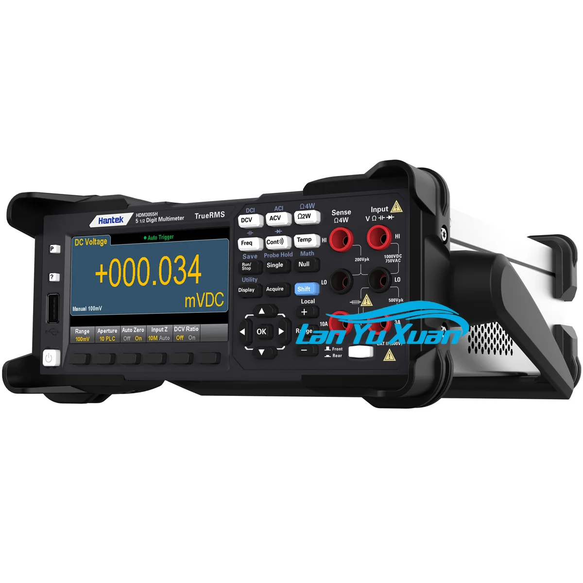 Hantek Digital Multimeters HDM3055 Series 5 1/2 reading multimeter with 1 μV high resolution;30kS/s high-speed sampling frequen