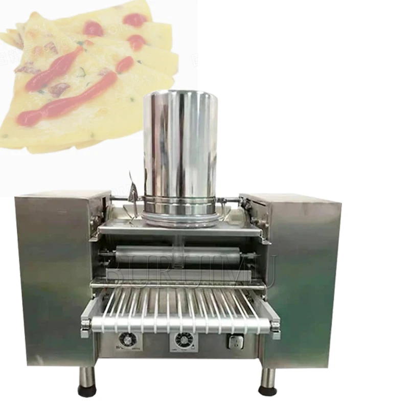 

Cake Crust Machine Industry Cake Layer Making Machine Single Row Mille Crepe Pancake Machine Chapati Maker Equipement