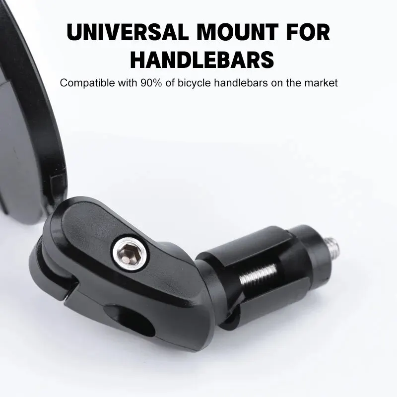 2PCS specchietto retrovisore universale per bicicletta regolabile ruota grandangolare manubrio per bicicletta specchietti retrovisori per accessori