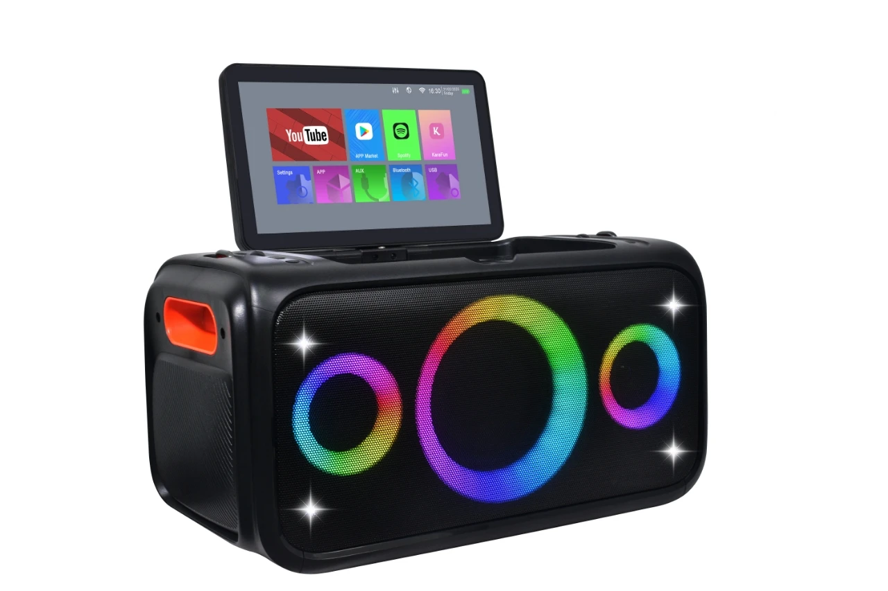 New Design Android Karaoke Speaker With 2.1 Active Crossover And 6.5 Inch Woofer 140W Power Output