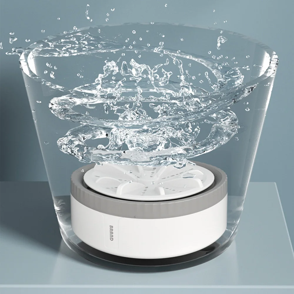 Travel Three-speed Timer Mini Portable USB Rotating Turbine Washing Machine Underwear and Socks Washing Machine