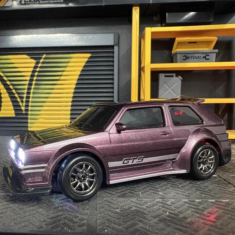 Golf GTI contrôle proportionnel complet 1:43 quatre roues motrices télécommande voiture mini gyroscope réglable modèle RC jouets de course à dérive