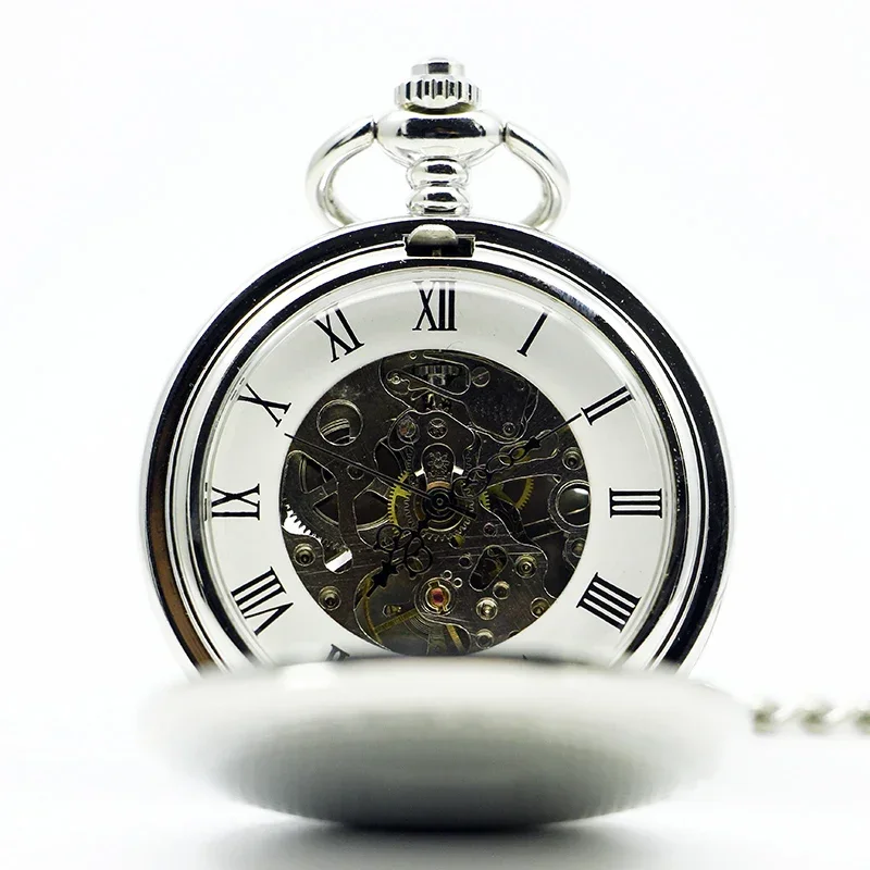 

Vintage Mechanical Pocket Watch Creative Fashion Mens Watch Steampunk Hand-winding Pocket Fob Watches PJX1227