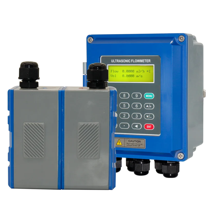 Clamp-on Sensors Single Type liquid Flowmeter Ultrasonic Flow Meter