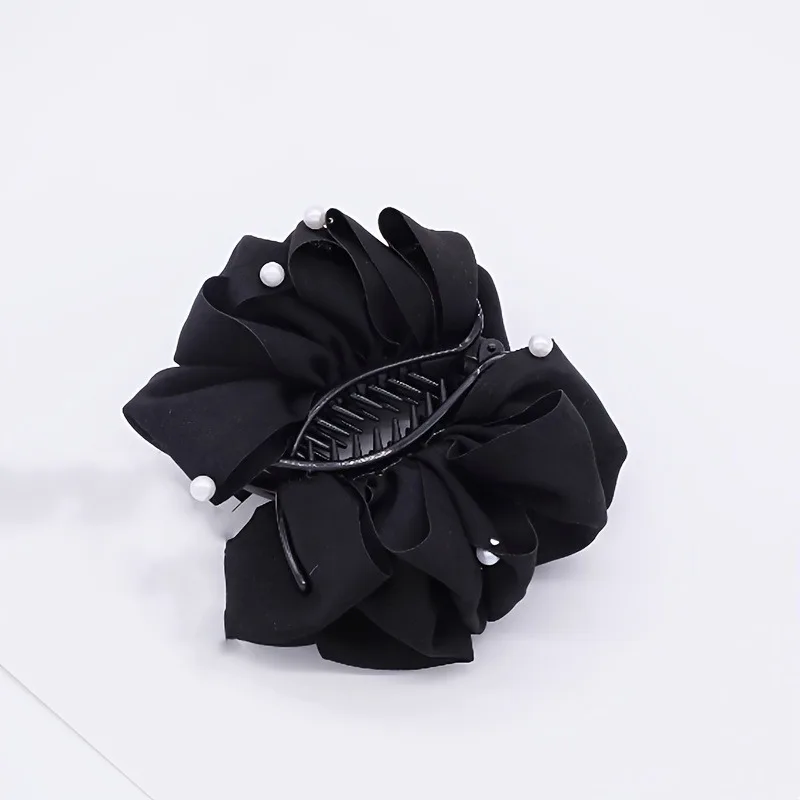 1pc Elegante Blase Haar Clip Nachahmung Perle frauen Pferdeschwanz Haar Shark Clip Mode Vielseitig Haar Zubehör Urlaub Geschenke – Detail 6