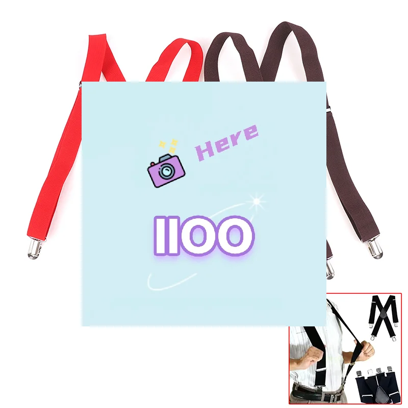 【iioo】suspensorios-elasticos-ajustaveis-​​para-adultos-e-criancas-suspensorios-para-homens-e-mulheres-suspensorios-para-criancas-meninos-meninas-acessorios-de-casamento