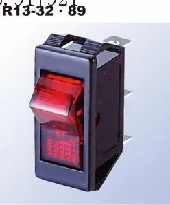 [ZOB] R13-32 R13-89 import industrial rocker switch rocker switch R13-32B SCI recently imported from Taiwan  --50PCS/LOT