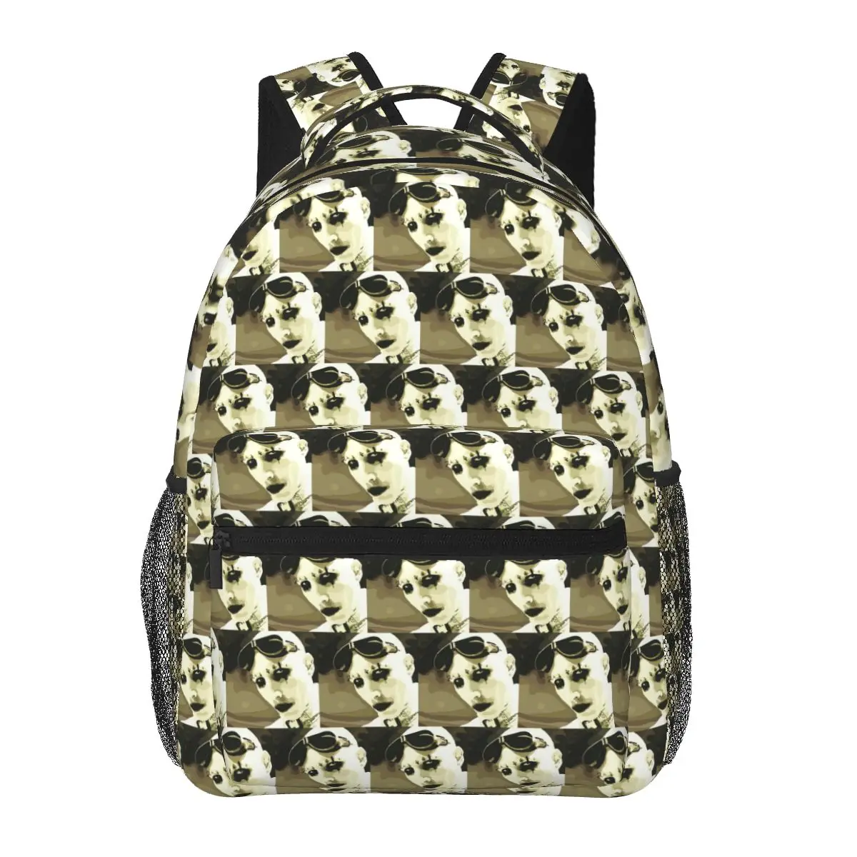 Marilyn Manson Glitch Fan Gift Music Backpacks Boys Girls Bookbag Students School Bags Kids Rucksack Shoulder Bag Large Capacity