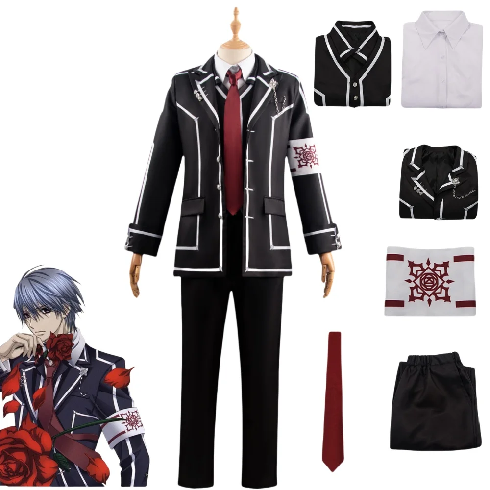 

Anime Vampire Knight Kiryu Zero Cosplay Costume Halloween cosplay Japanese uniform Japanese game character