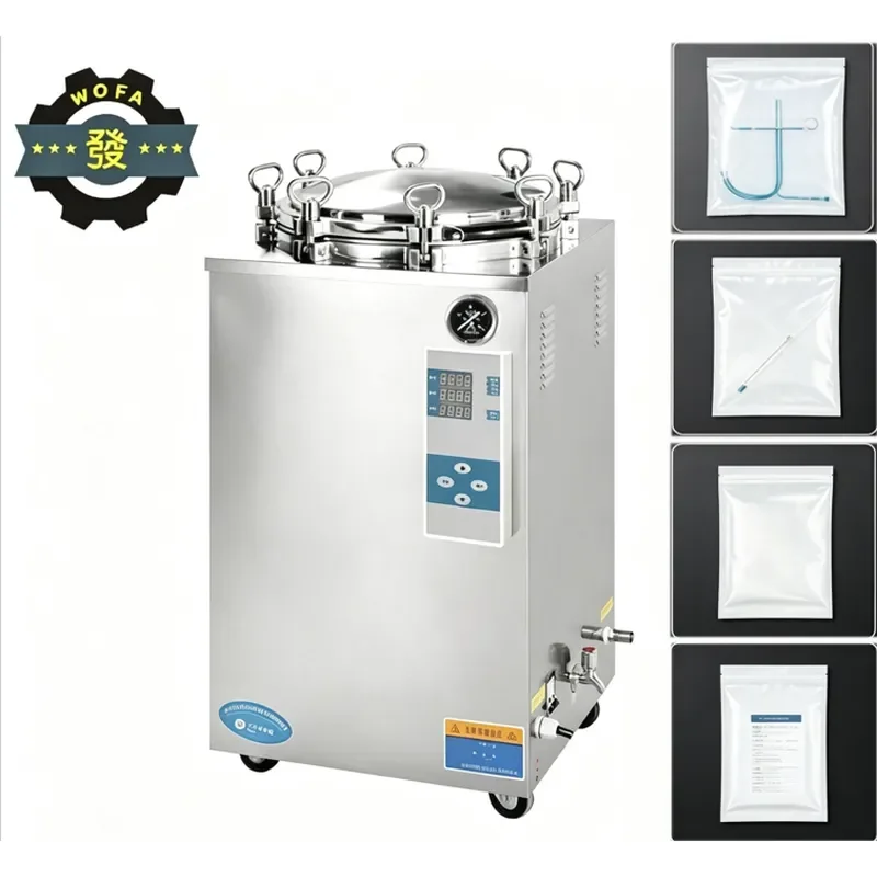 for Ruyi LS-150LD Vertical Clamshell Autoclave 150L Stainless Steel Sterilizer 220V 135KG 105-134C Temp Range 0.23MPa Max