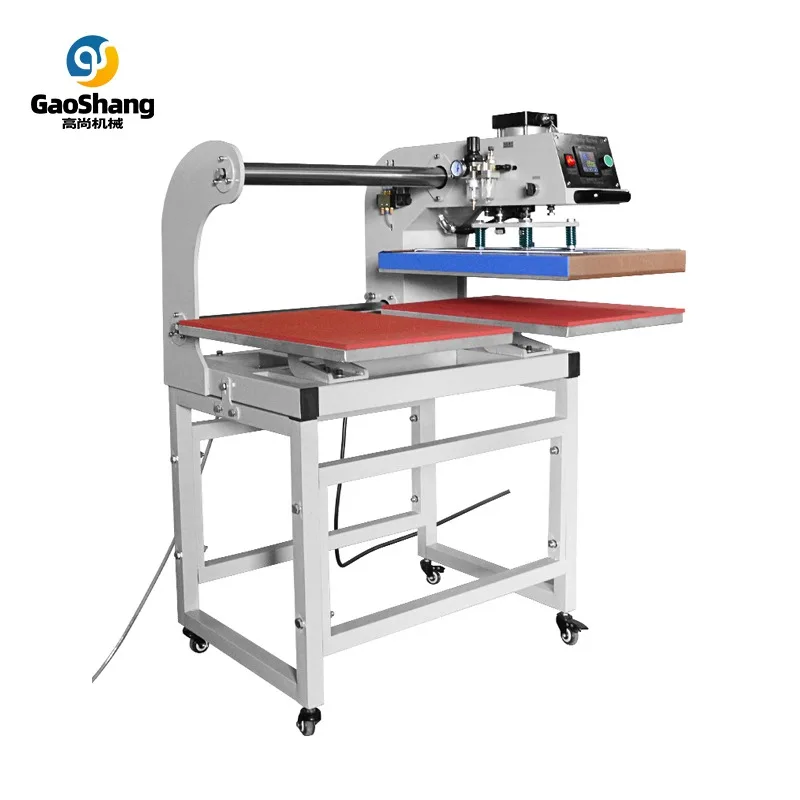 

40*60cm Big Size Pneumatic Dual Worktable Heat Press Transfer Machine