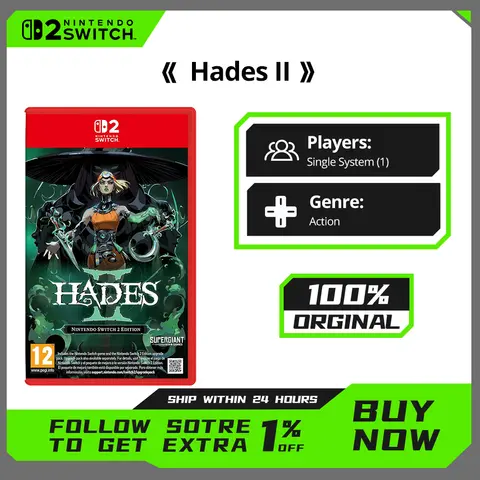 Nintendo Switch 2 - Hades II - Game Deals 100% Original Physical Game Card RPG Action Genre for Switch 2