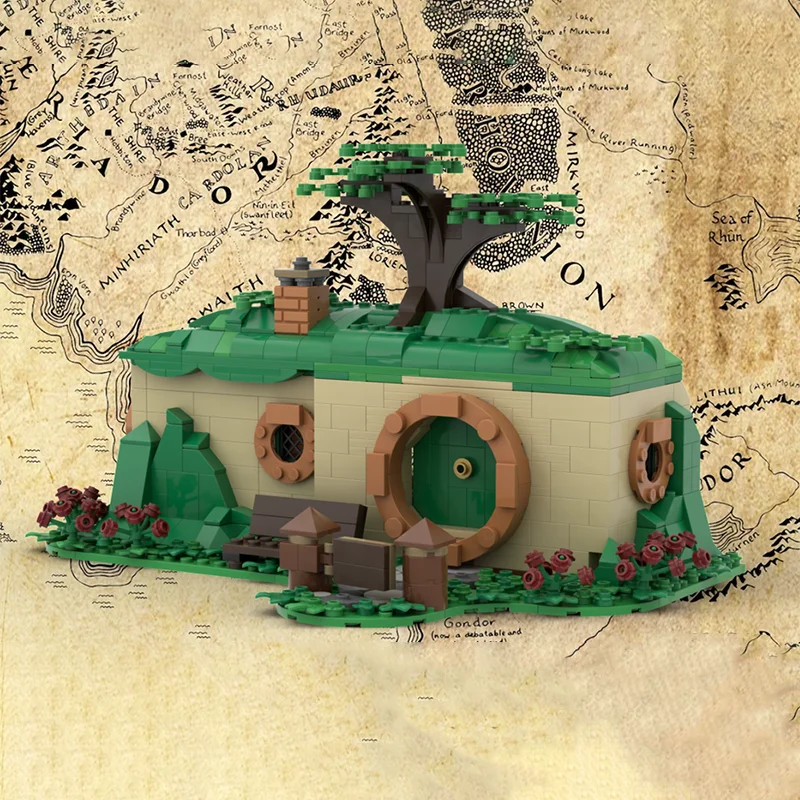 657 قطعة MOC حقيبة نهاية الهوبيت والورد خواتم نموذج اللبنات العمارة لتقوم بها بنفسك لعبة التعليم الطوب هدية الكريسماس للأطفال #2