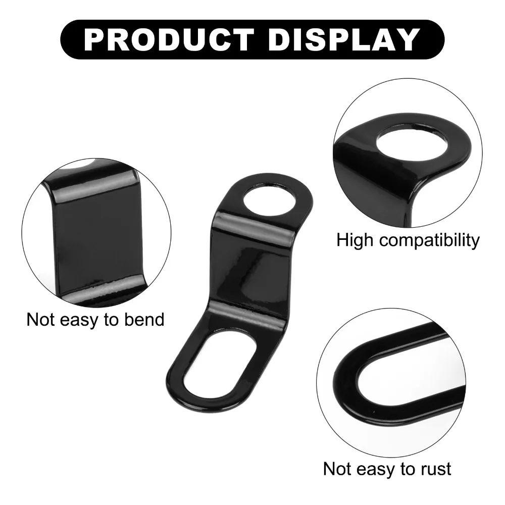 Motorcycle Turn Signals Mounting Brackets Rear Turn Signal Light 12mm Hole Z Bracket Holder for Bike Electric Universal