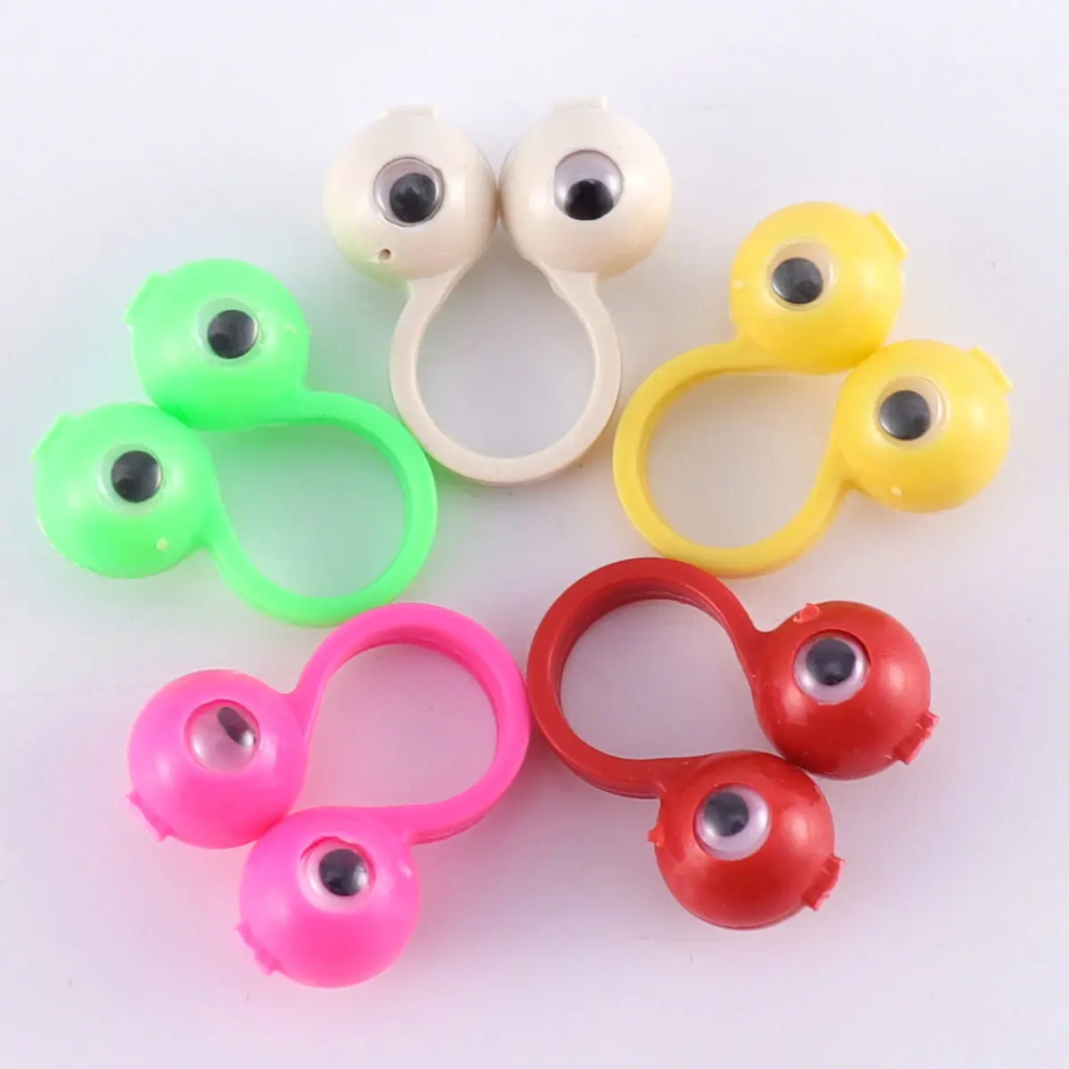 36Pcs Eye Rings Large Finger Puppets for Puppet Theater Storytelling Role Play Parties Creative Learning Games