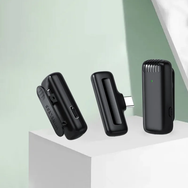 텐 아이템 TLF Xtuga J13 플러그 앤 플레이 무선 라발리에 마이크로폰 안드로이드용 노이즈 감소 2.4g 무선 마이크로폰 충전기 포함