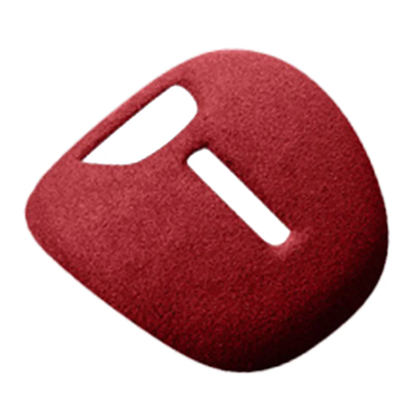 For BYD Han Gear Shifter Case Suede Leather Gear Knob Protector Cover Interior Modification Big Red