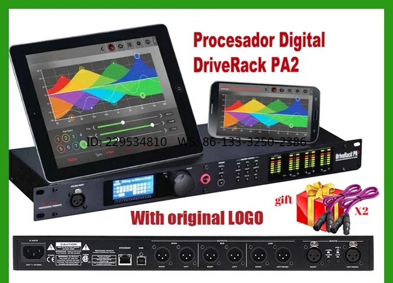 Professional Digital Audio Processor PA2 Compatible Original Software 2In 6Out Speaker Manager