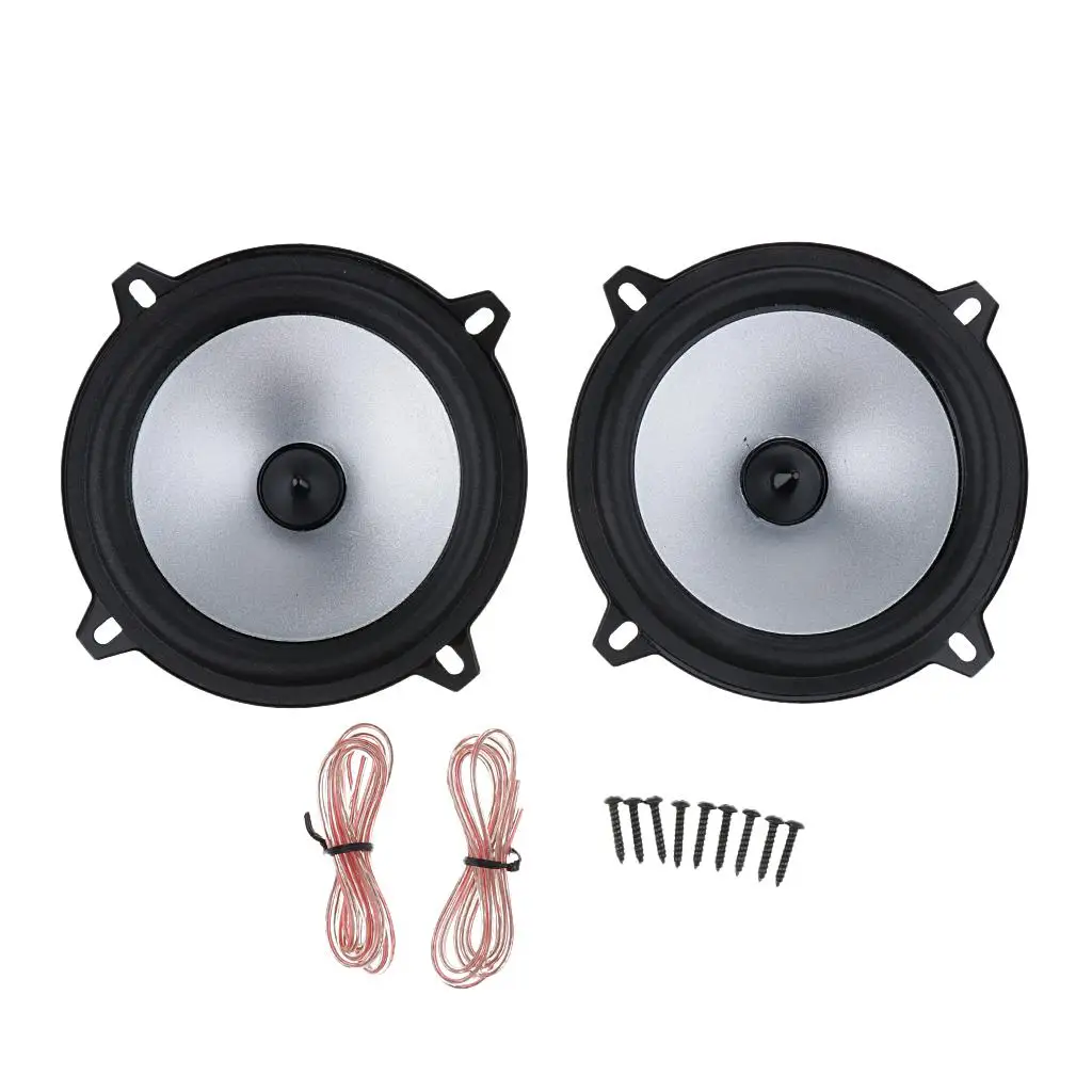 1 paar 5 inch 50W 88dB autoradio stereo subwoofer woofer luidspreker met volledig bereik