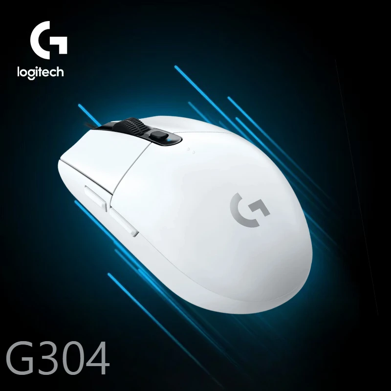 لوجيتك G304 ماوس لاسلكي مع لوحة ماوس ألعاب 12000 ديسيبل متوحد الخواص غير قابلة للانزلاق ومقاومة للأوساخ بسعر معقول.