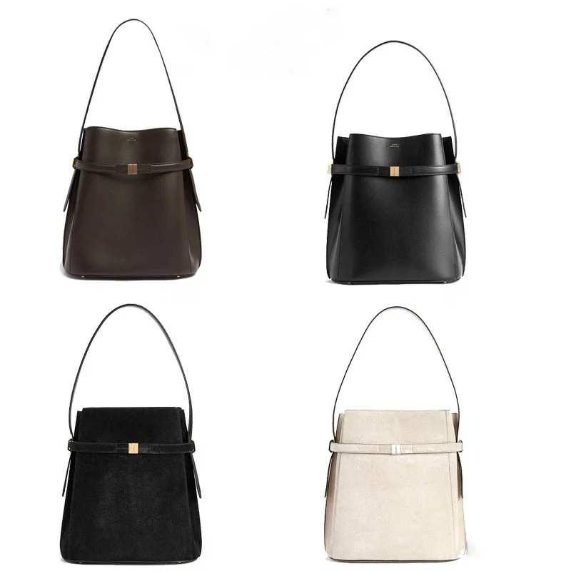 New tote bags for casual commuting, large-capacity bucket bags, and niche single-shoulder underarm bags