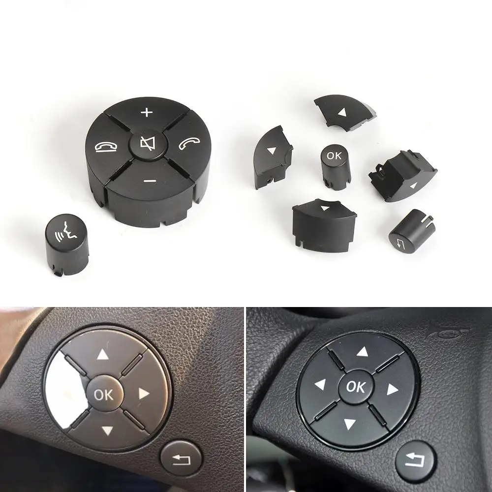 For Mercedes W204 W212 Steering Wheel Switch Control Buttons Car Multi-function Switch Buttons For Benz C E GLK Class 2048210351