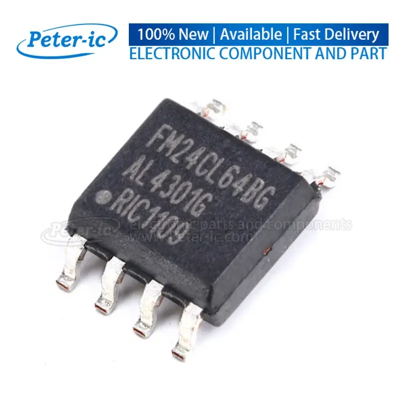 FM24CL64B-GTR FM24CL64B-G FM24CL64BG SOIC-8 4.75V~5.25V 64Kbit 1MHz I2C RS-485/RS-422 Transceiver FRAM Available Peter-ic(1pcs)