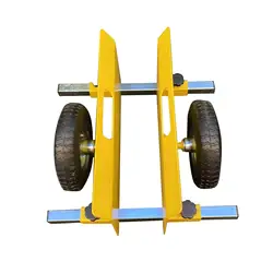 Panel Dolly Mute Mobility Industrial Use Panel Mover for Transporting Fences Drywall Sheet Material Handling Marble Slabs Doors