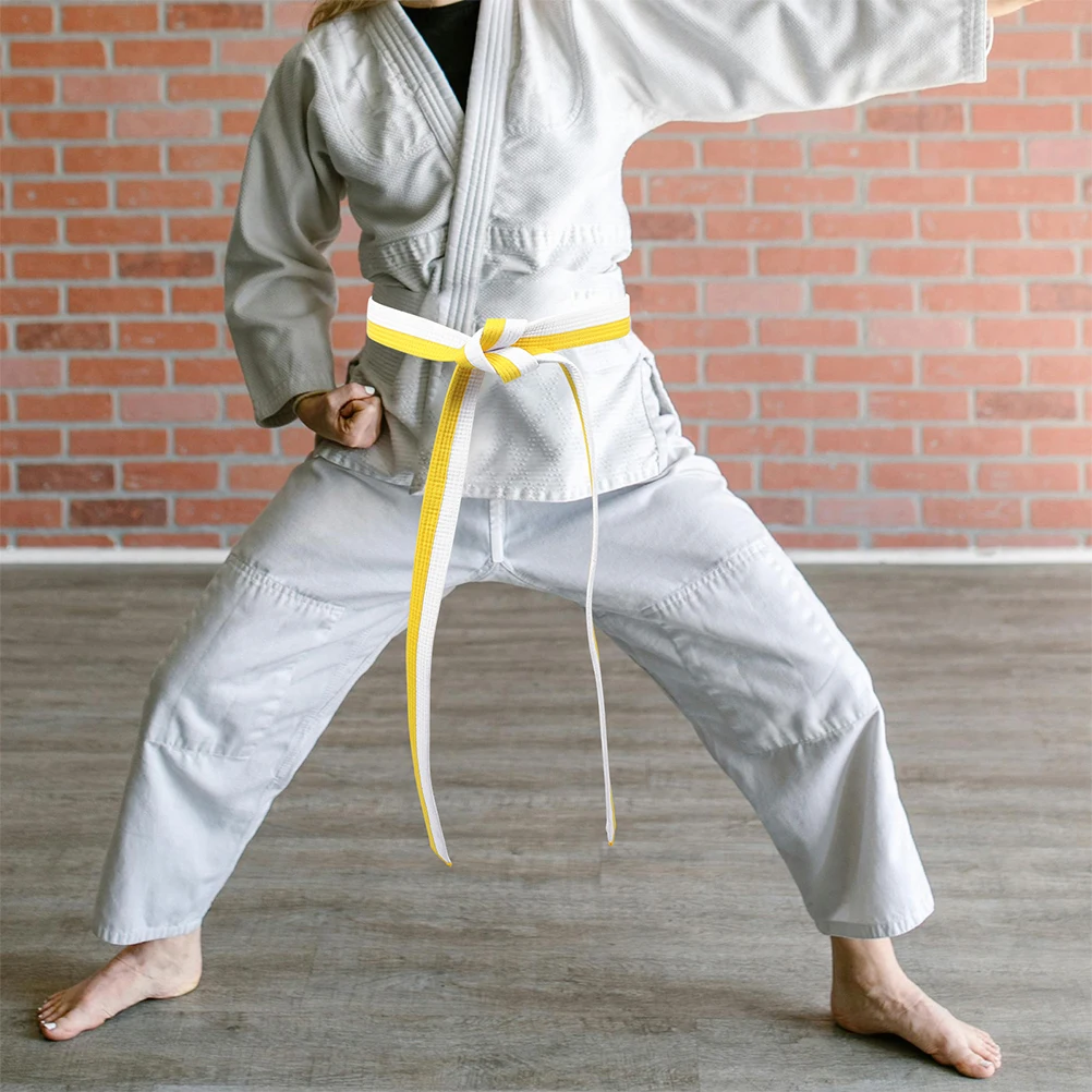 

Taekwondo Belt Martial Art Waist Wrap Lightweight Cotton Fabric For Karate Jujitsu Training Uniform Belt Men Women Youth