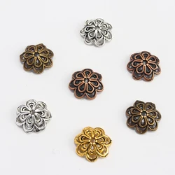 20pc 14mm Flower Spacer Loose Metal End Bead Caps For Jewelry Making Bracelet Necklace Diy Finding Accessories Wholesale Supply