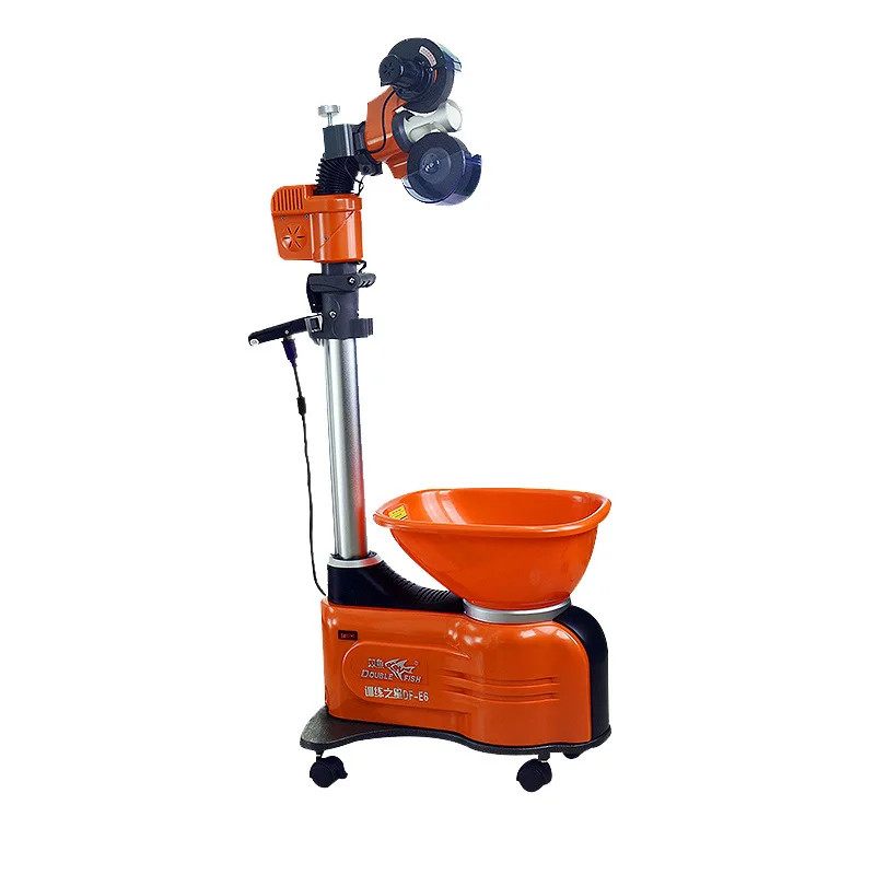 

STLF Double Fish E6 Home Professional Table Tennis Ball Machine Automatic Trainer for Home and Training