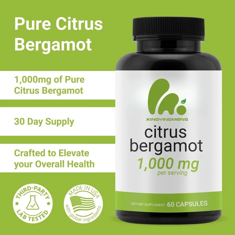 

Lemon bergamot 1000mg - Citrus bergamot supplement -60 capsules