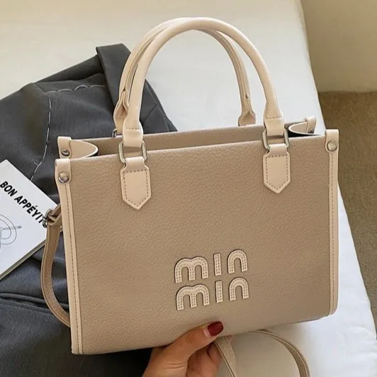 

Autumn Winter Large Capacity Tote Bag for Women Elegant Shoulder Bag with Top Handle, Spacious Canvas Shopper Bag