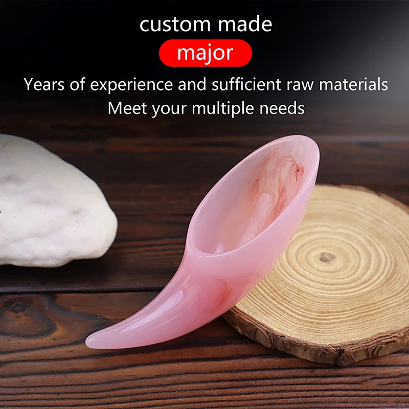 

Resin Scraping Spoon Beeswax Scraping Plate Facial Cervical Spine Meridian Massage With Round Dot Whole Body Massage Tool