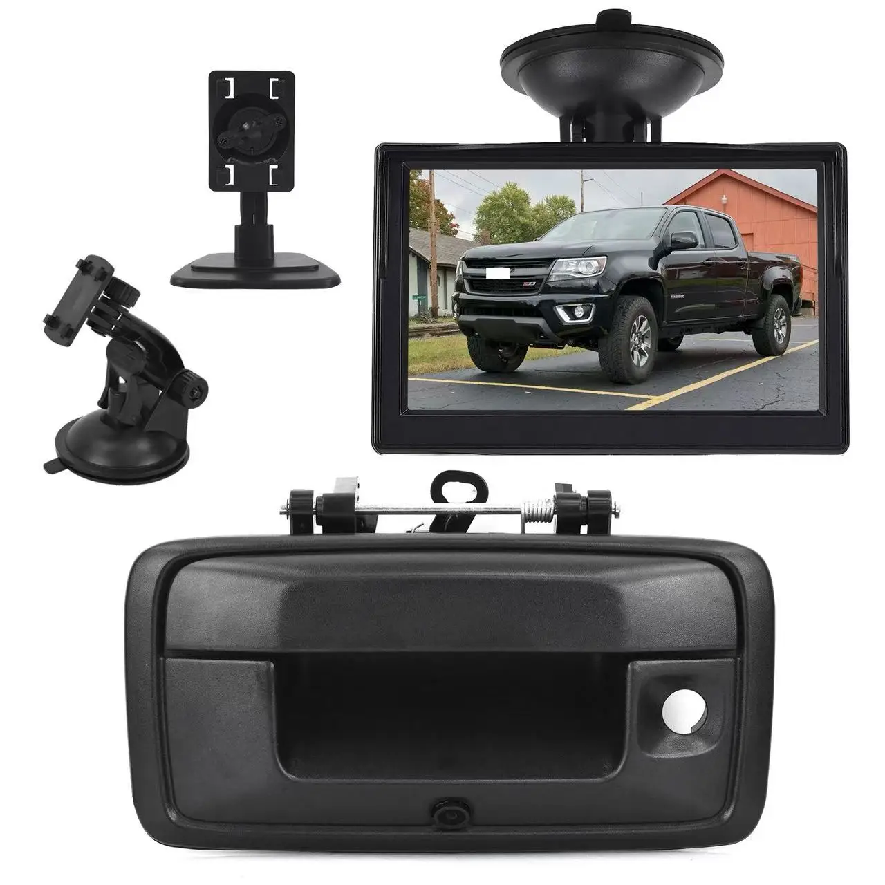 

Car Rear View Reverse Backup Camera Tailgate Handle Rear View Camera for Chevrolet Silverado GMC Sierra 2014 2015 2016 2017 2018