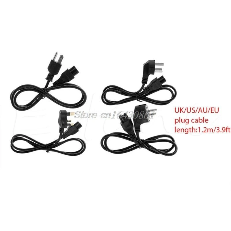 F68C 3 Prong AC Power Cord Cable for Extra Long 3.96 Ft Plug for Dell Laptop