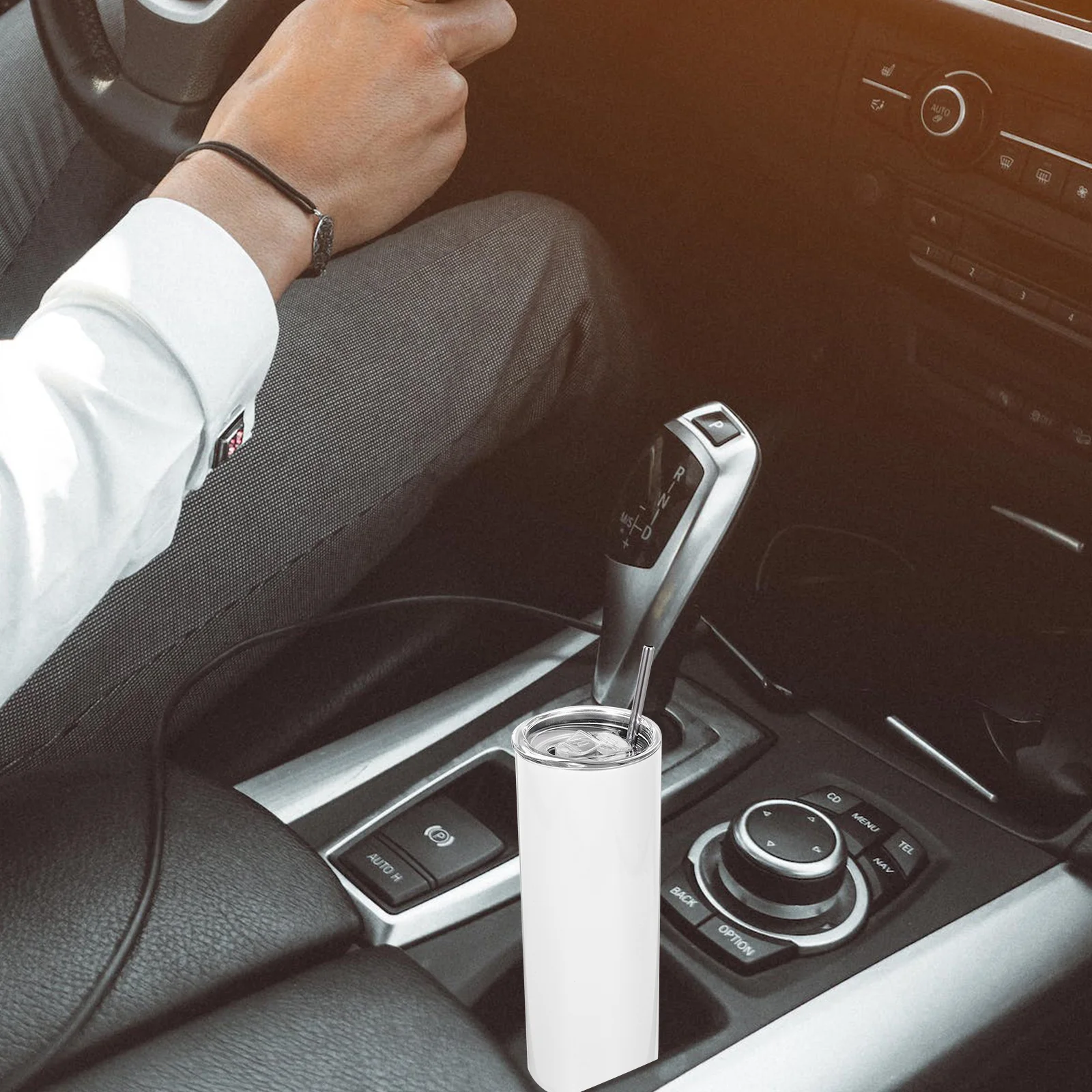 

1pc Blank Sublimation Stainless Steel Tumbler 20Oz Vacuum Insulated Mug For Car Coffee Tea Juice Drink Outdoor Travel Diy