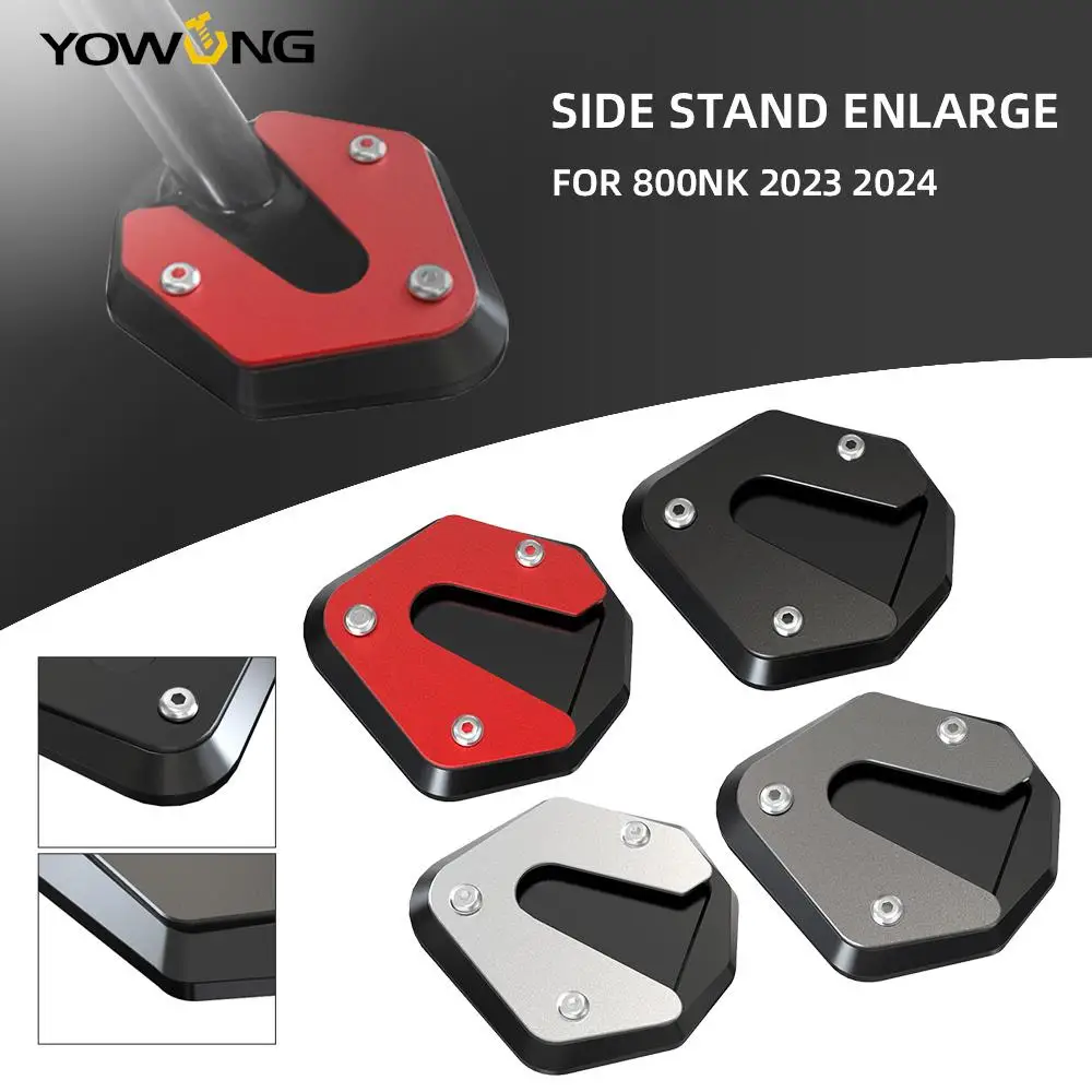 

Motorcycle Accessories Kickstand Side stand foot Enlarge extension For CFMOTO 800NK 800 NK 2023-2024 Enlarger Extension Plate