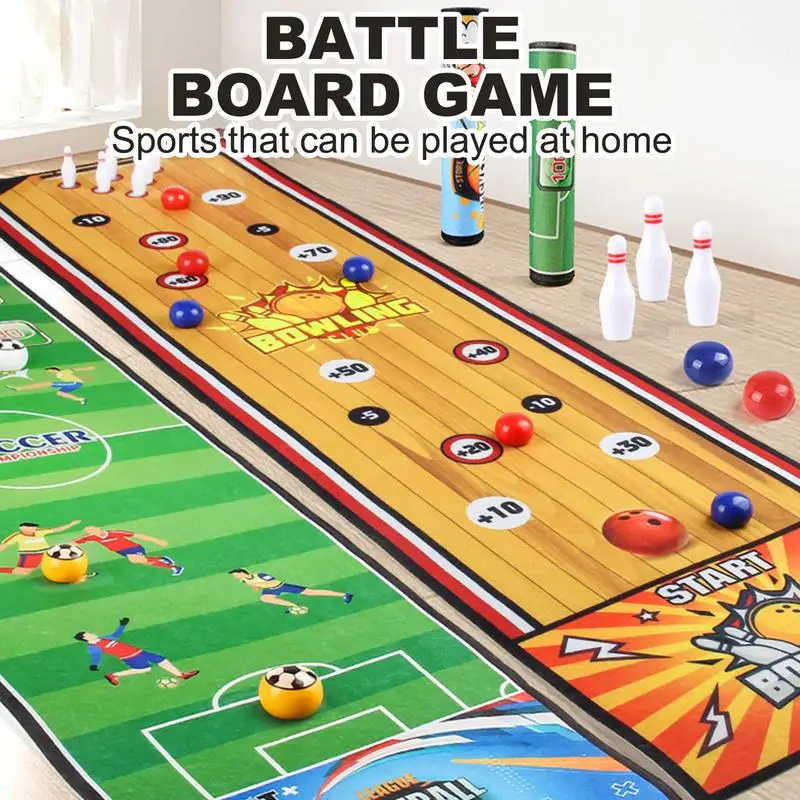 

Tabletop Football Game Roll-Up Storage Design Desktop Sports Board Game Football Indoor TableTop Desktop Sports Board Games